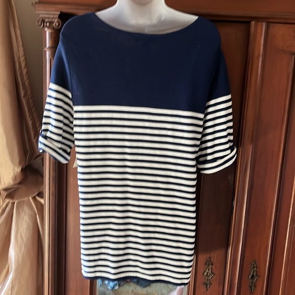 NWT - Coldwater Creek Nautical Blouse - Picture 2 of 5